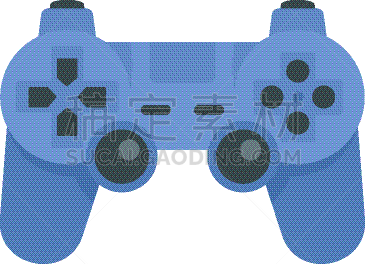 modern gamepad icon flat style