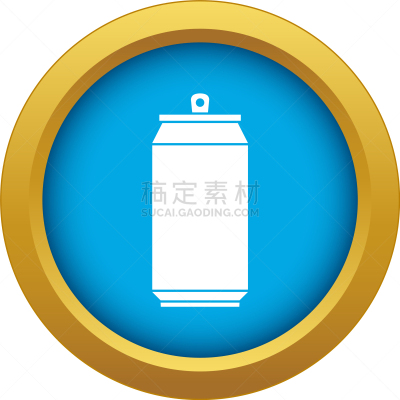 蓝色,分离着色,罐子,计算机图标,金属,铝的,钢铁,柔和,酷,环境