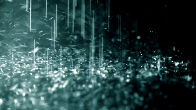 雨落地