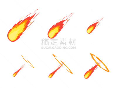舞台,图像特效,彗星,漫画,闪亮的,天文学,太空,图像,火花,陨石