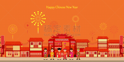 新年前夕,世界遗产,复古风格,户外,建筑,乡村,红色,建筑外部,古老的,房屋