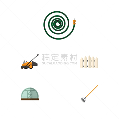 软管,温室,草坪,平坦的,农场,干草,黄色,湿,灭火水龙带,苗床罩