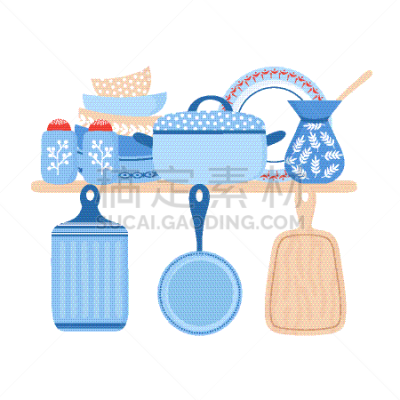 餐具,瓷器,厨房用品商店,盘子,蓝色,华丽的,烹调用具,艺术品