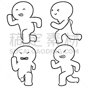 人,男孩,可爱的,男人,运动,迅速,跑,布置,收集,设计
