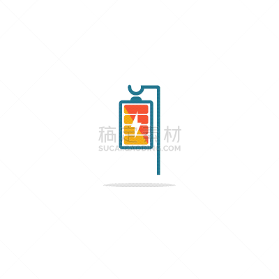 battery power electric charge logo