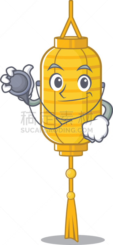吉祥物,高雅,悬挂的,灯,卡通,可爱的,专门技术,健康保健,热