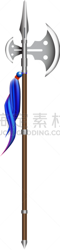 白色,戟,分离着色,盔甲服,金属,部分,幻想,收集