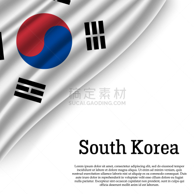 白色背景,国内著名景点,纺织品,风,韩国,挥手,流动