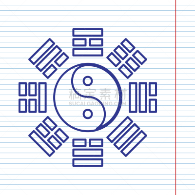 阴阳符,标志,白色,丰,红色,哲学家,风,排列