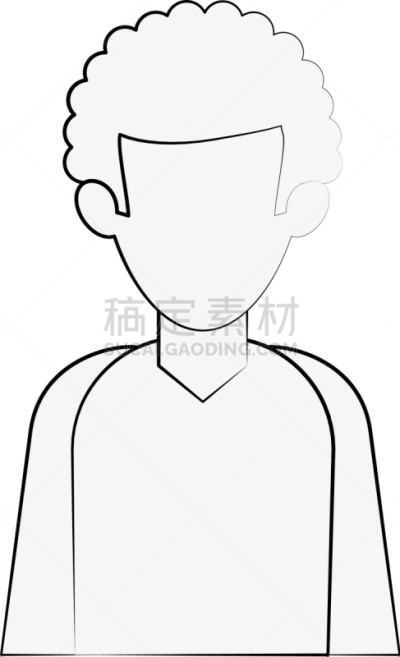 男人,卡通,头像,商务,人,肖像,图像,矢量,违约,剪影