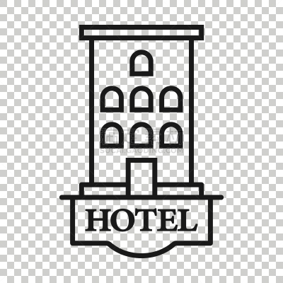 酒店,住宅房间,标志,小旅馆,绘画插图,建筑外部,计算机图标,商务,矢量