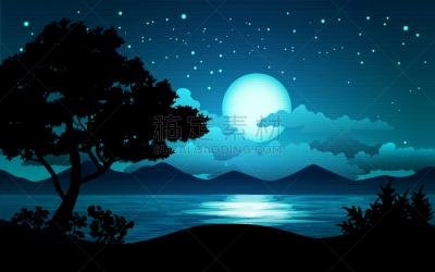森林,星星,室内过夜,夜晚,自然,满利谷马场,风景,云,图像,自然美
