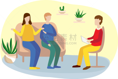 家庭,辅导讲座,健康保健,专业人员,沙发,女人,沟通,坐,讨论