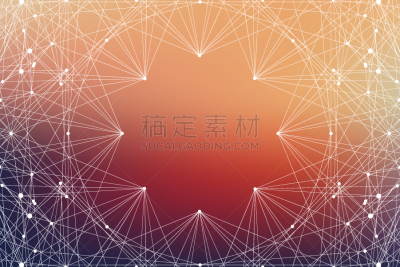 几何形状,分子,背景,插画,深的,健康保健,数据,主机,复杂,生物科技