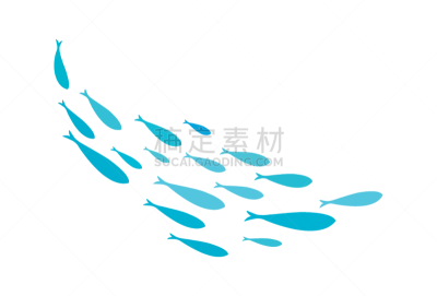 鱼类,海洋,动物群,华丽的,环境,丰富,小的,动物,品牌名称,剪影