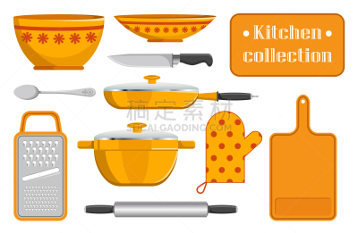 草图,用具,厨房,一个物体,多样,擦菜板,技术,收集,烹调,油炸