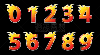 品牌名称,数字,火,式样,白色,数字9,黄色,热,数字7,数字6