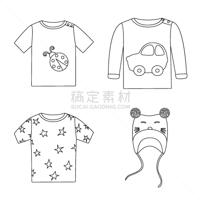 儿童,衣服,分离着色,标志,人造物,毛衣,可爱的,雪,小的,布置