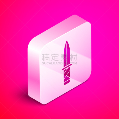 分离着色,粉色,图标,刀,不锈钢,钢铁,设备用品