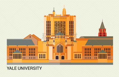 耶鲁大学,书,名声,建筑外部,外立面,图书馆,知识,矢量,教育
