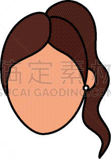 女人,发型,头像,设计师,轮廓,商务,人,肖像,图像