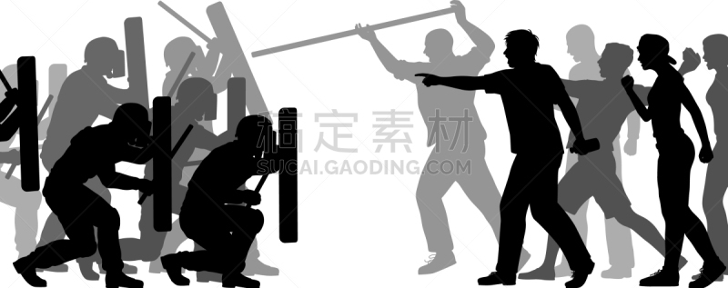 在下面,人,简单背景,流氓,矢量,进攻