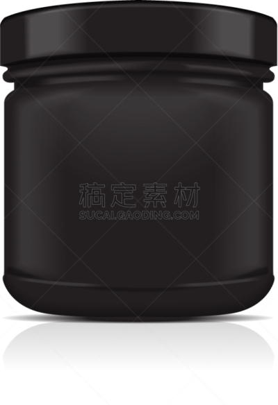 黑色,塑胶,广口瓶,乳清,饮食,空白的,白色,营养品,维生素,图像