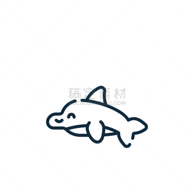 计算机图标,轮廓,海豚,矢量,符号,绘画插图,分离着色,蜘蛛网,直的,报纸