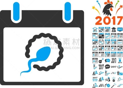 白昼,人工授精,日历,图标,精子,平坦的,个人备忘录,事件,Today,父母