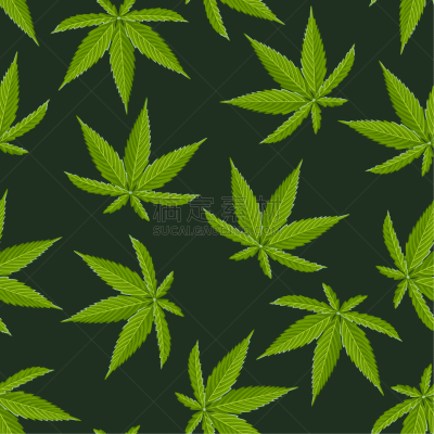 四方连续纹样,背景,绘画插图,卡通,叶子,矢量,绿色,黑色,简单