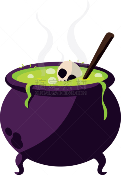 大锅炉,药剂,暗色,怪异,古老的,概念,锅炉