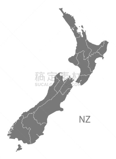 新西兰,州,灰色,非都市风光,形状,黑色,设计