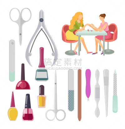 发型屋,spa美容,修指甲,矢量,计算机图标,医疗流程,专业人员,健康,瓶子,化妆刷