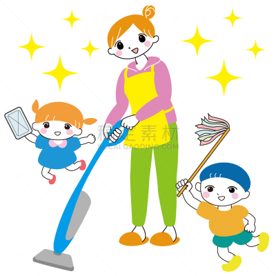绘画插图,图像,手套,大桶,清洗剂,简单,女人,清洁手套,青年女人,20到29岁