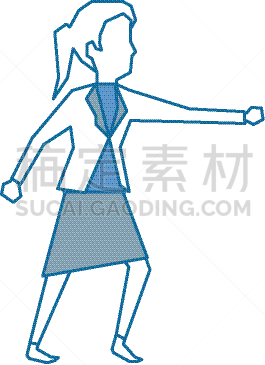 女人,侧面像,卡通,白色,商务,商务人士,人,概念,肖像,图像