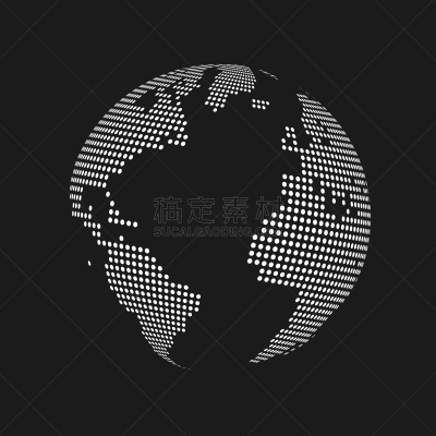 白色,黑色,斑点,行星,地球,三维图形,圆形,球体,概念