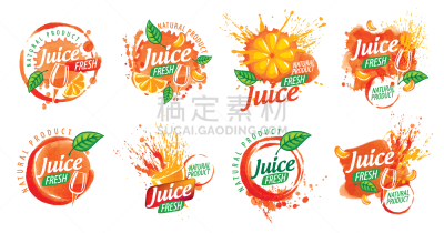 白色,品牌名称,橙汁,形状,点状,概念,清新,喷溅,布置,瘦身