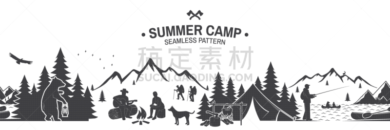 四方连续纹样,夏令营,家庭,野生动物,食品,童子军协会,壁纸,狗,休闲,烹调