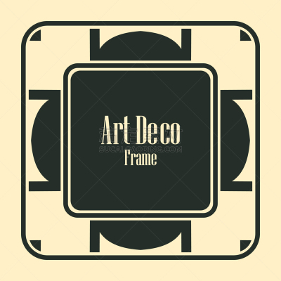 Art Deco风格,国境线,边框,华丽的,请柬,几何形状,华贵,平衡,装饰物,复古