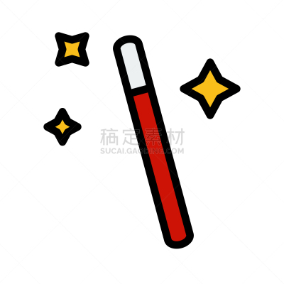 巫术,家庭,轮廓,矢量,飘然,图像,魔杖,惊奇,魔术师,魔术