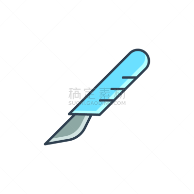 矢量,符号,计算机图标,解剖刀,分离着色,医疗器械,白色背景,健康保健,药,刀刃