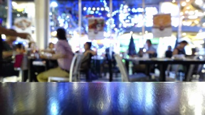 餐厅晚餐延时摄影