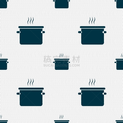 锅,标志,四方连续纹样,计算机图标,分离着色,晚餐,厨房器具,食品,饮食,烹调