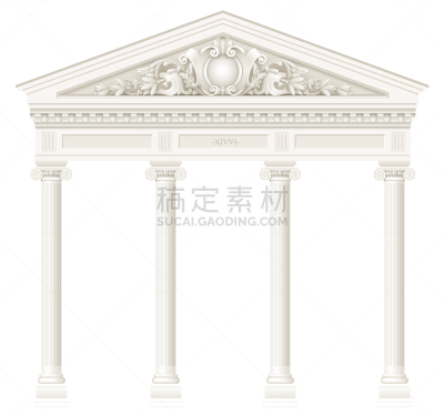 白色,古董,廊柱,爱奥尼亚式,古典式,巴洛克风格,柱子,外立面,技术,图像