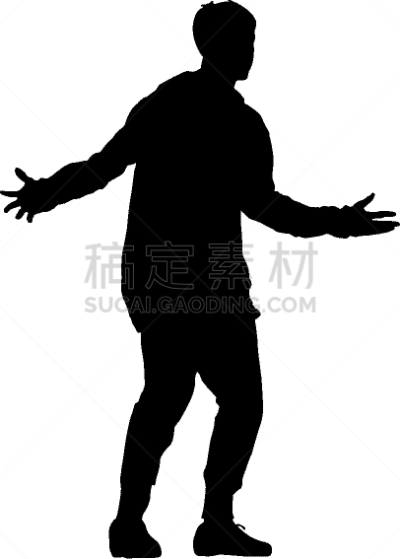 白色,人,男人,黑色,商务,摆拍,肖像,站,剪影