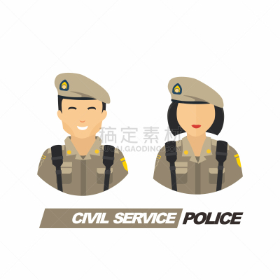 男人,女人,两个人,小胡子,首领,警官,布置