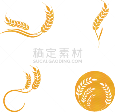 农业,品牌名称,小麦,模板,图标,谷物,清新,面包,食品,离开