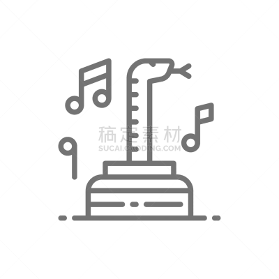 蛇,动物,眼镜蛇,马戏团,线图标,秘密,飘然,野生动物,出示