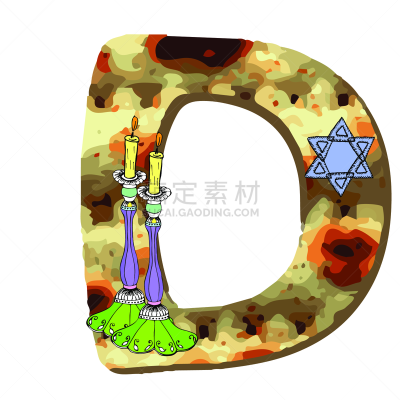 字母,纹理,绘画插图,马佐,逾越节,文字,矢量,背景聚焦,节日,字体