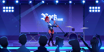 流行音乐会,岩石,舞台,歌手,活力,事件,波兰,照明设备,技术,女人